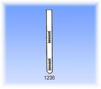   1236 graduated test tube