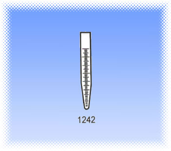 1242 sharp bottom graduated centrifuge tube