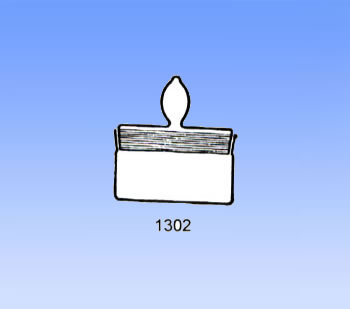 1302 flat weighing bottle