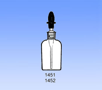 1451 White drip bottle with rubber head