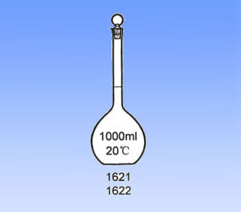 1622 brown volumetric flask