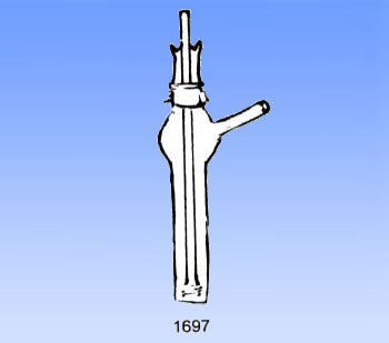 1697 bubble type gas sampling bottle