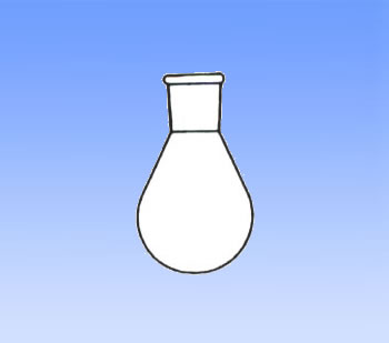 Round bottom flask short neck