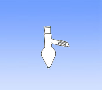 16 pear-shaped distillation flask