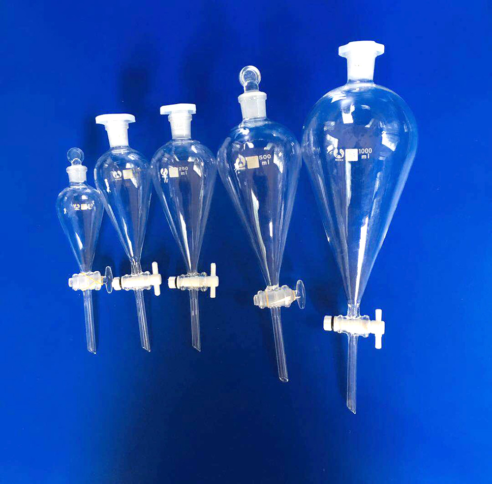 Pear-shaped separatory funnel