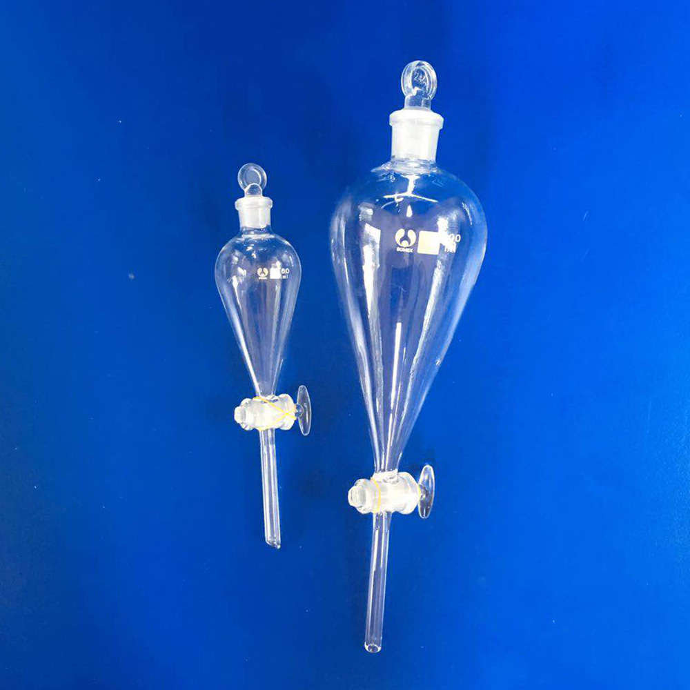 Pear-shaped separatory funnel