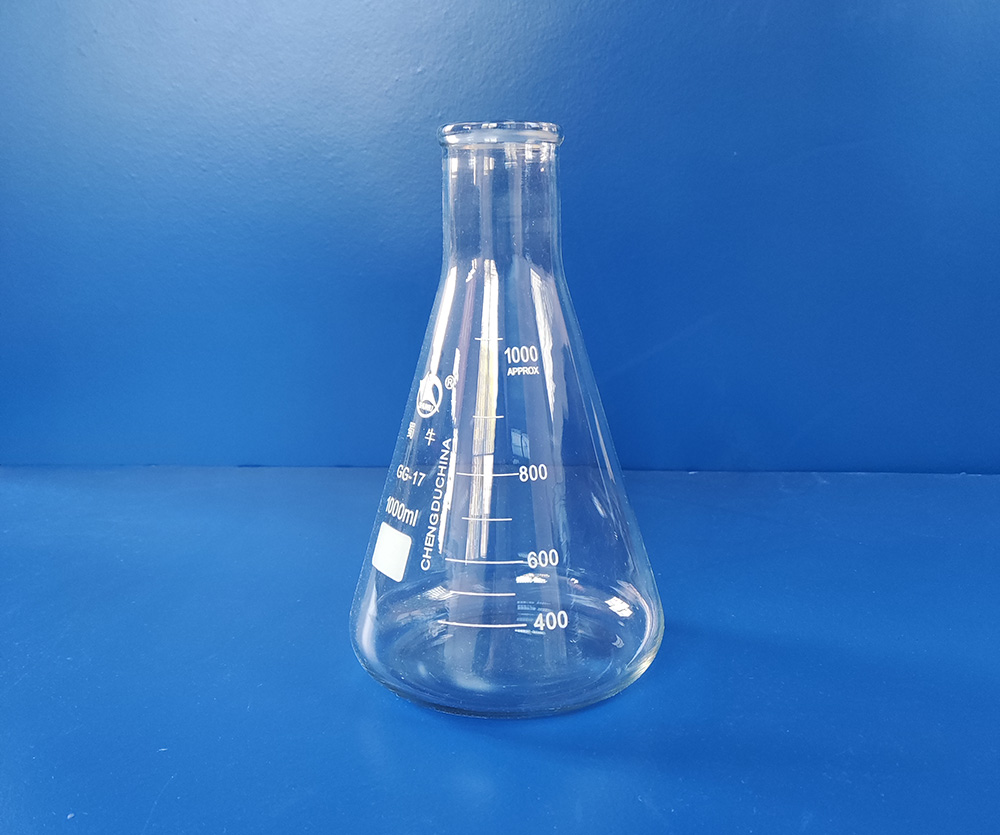 Straight neck conical flask